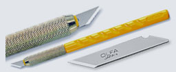 Дизайнерский нож с перовым лезвием, AK-1/5В, OLFA (ОЛФА)